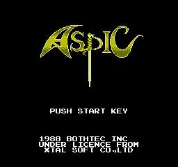 Aspic Majao no Noroi screenshot 2 for Famicom Disk System
